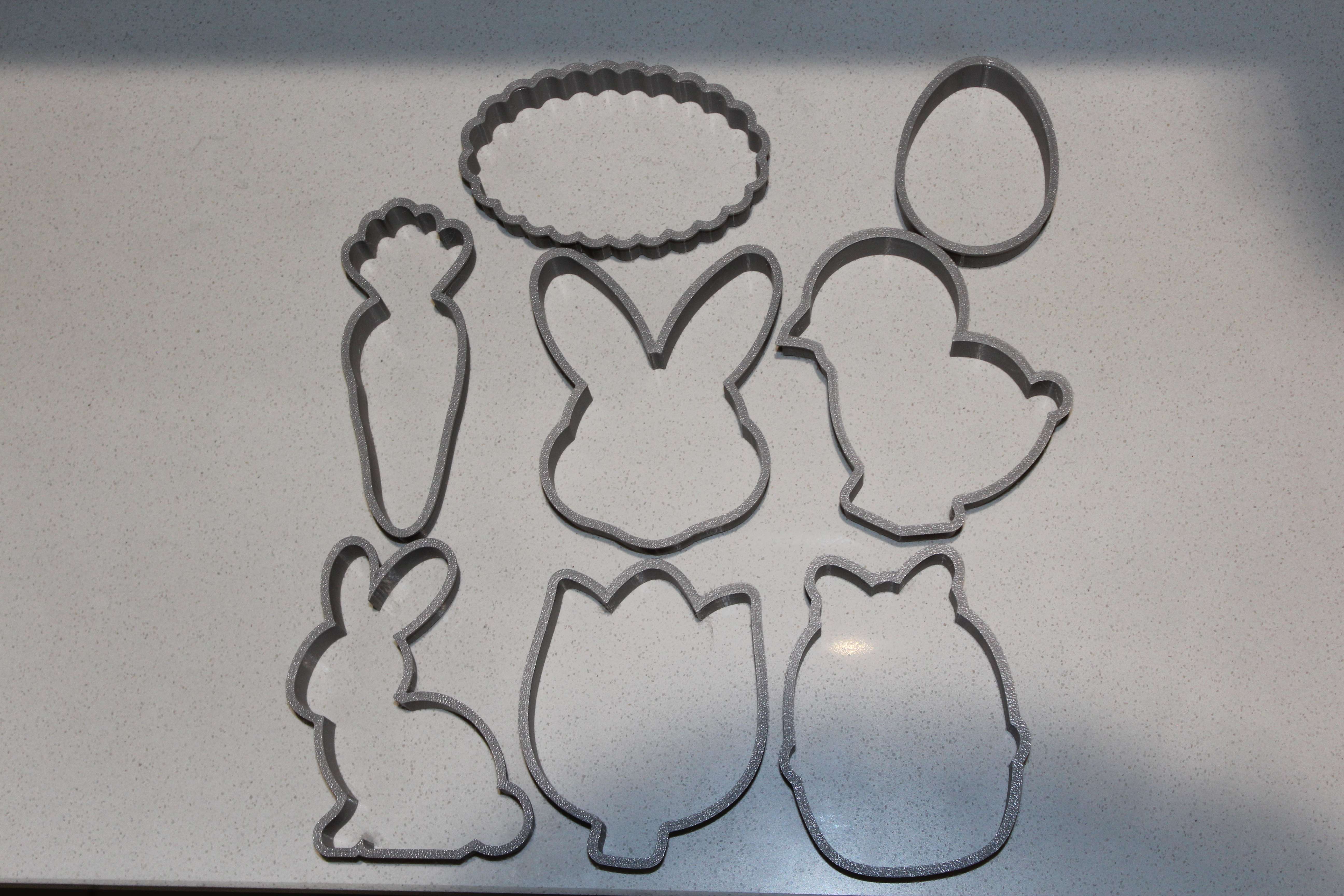 Custom Made Easter Cookie Cutters - Set 1